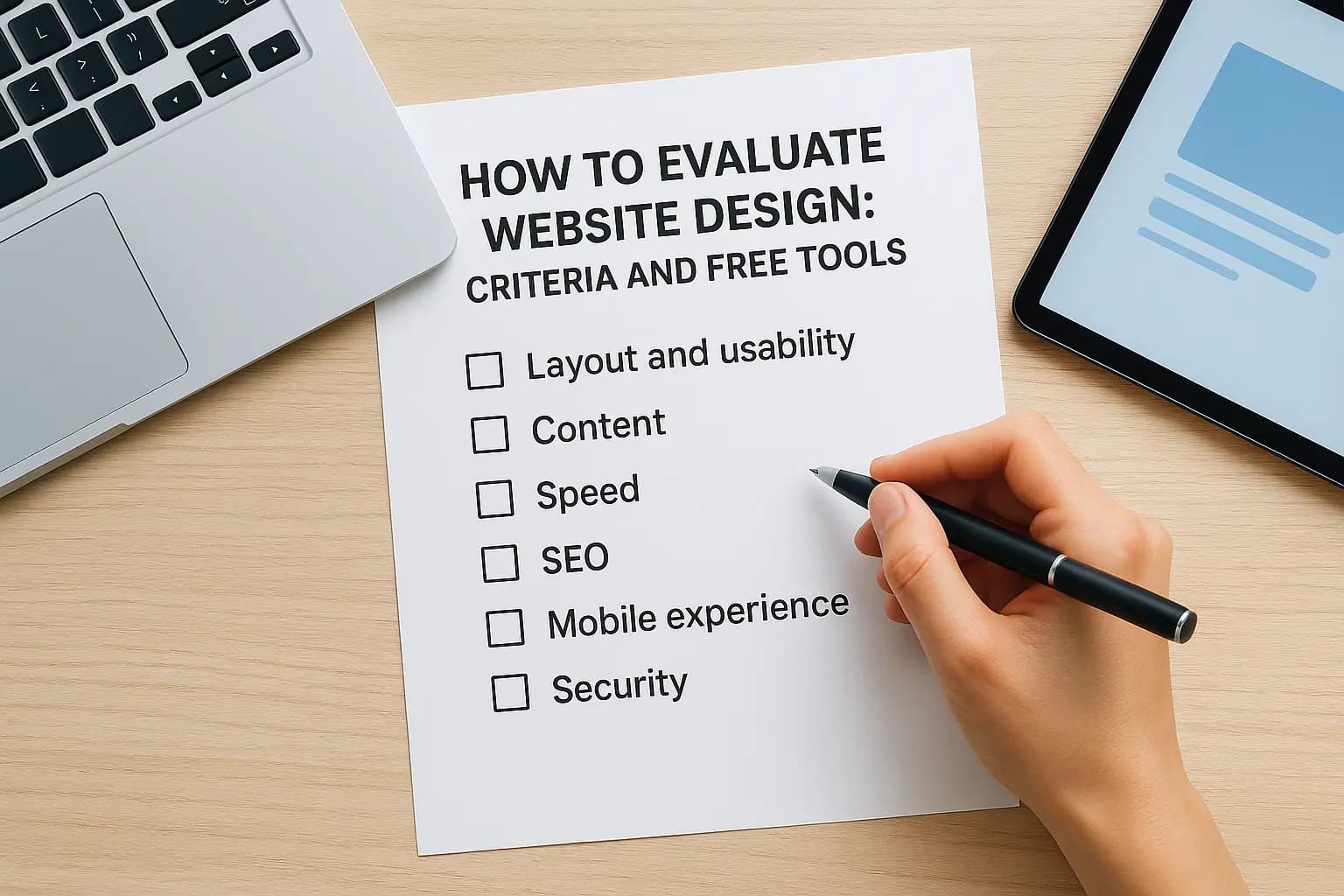 Web designer hiring checklist for Orange County businesses