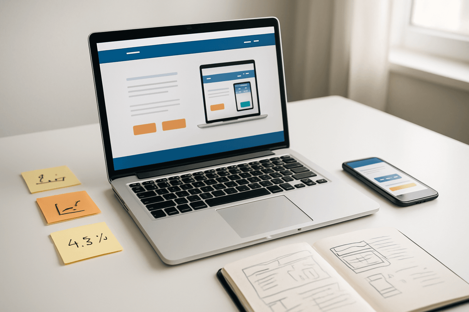 Conversion-focused website content and messaging