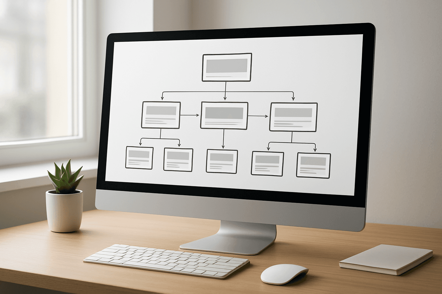 Optimized website navigation and site structure