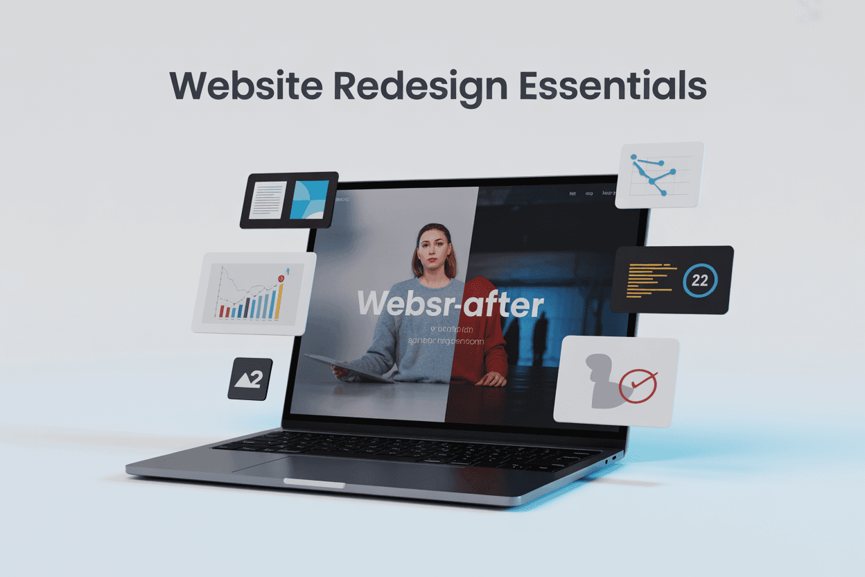 Website redesign essentials to improve conversions and rankings