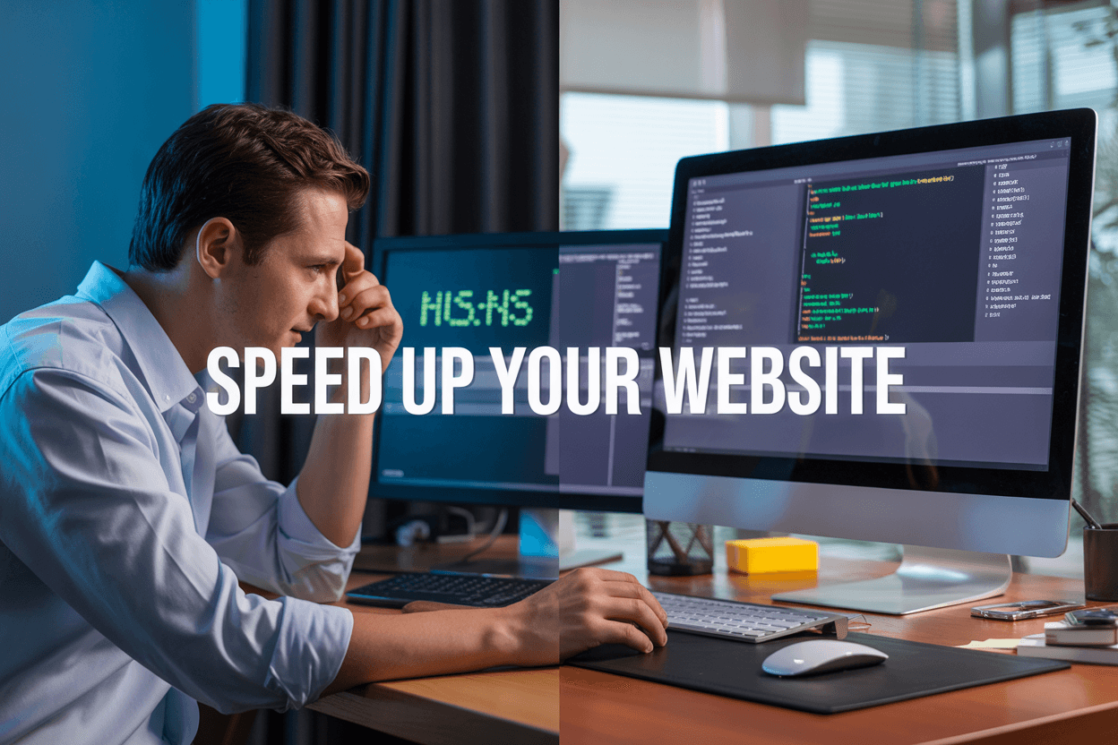 Slow website loading speed affecting user experience and search rankings