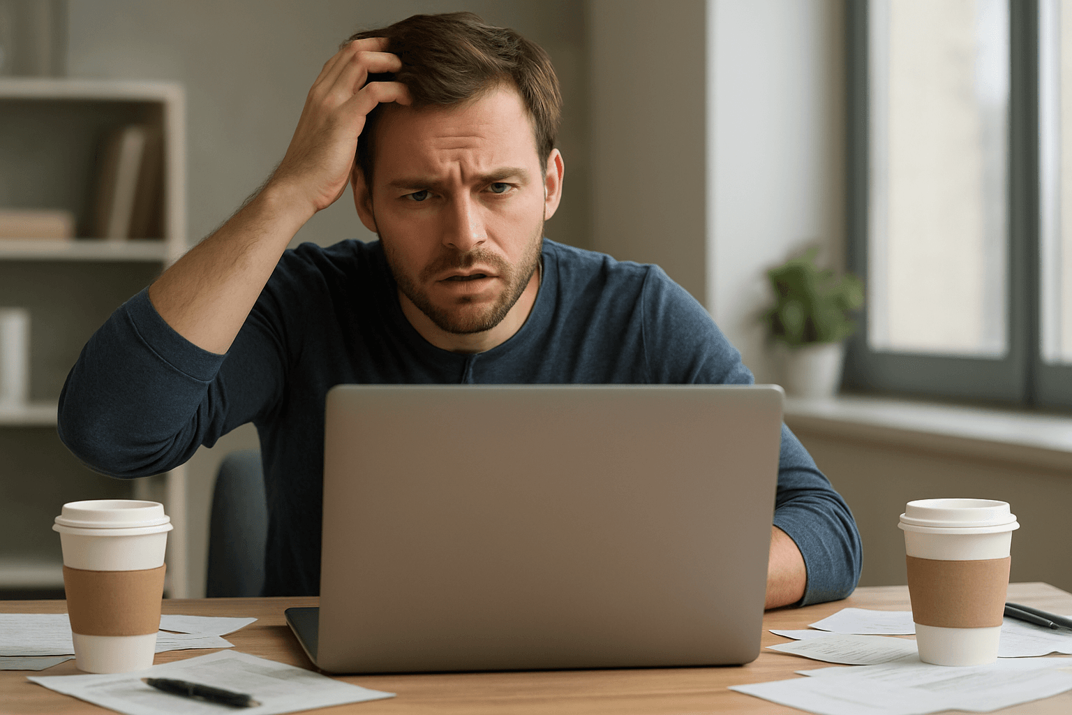 Weak call to action strategy failing to guide website visitors to convert