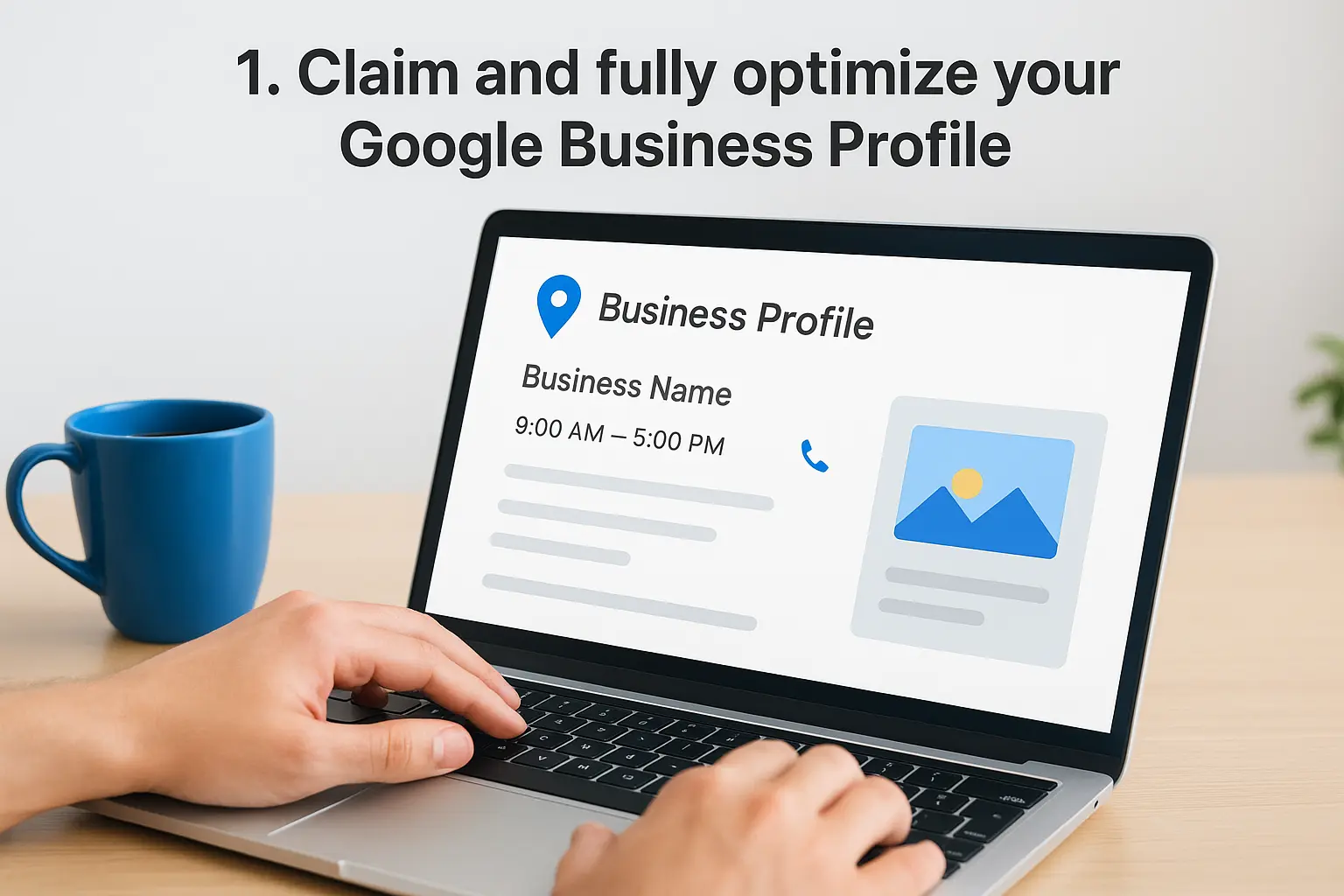 1. Claim and fully optimize your Google Business Profile