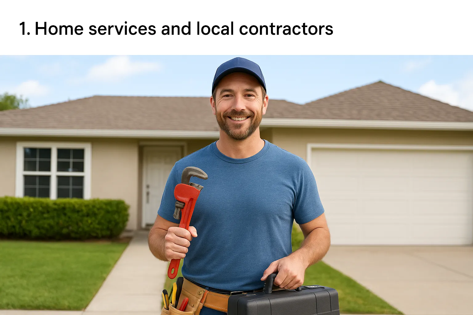 1. Home services and local contractors