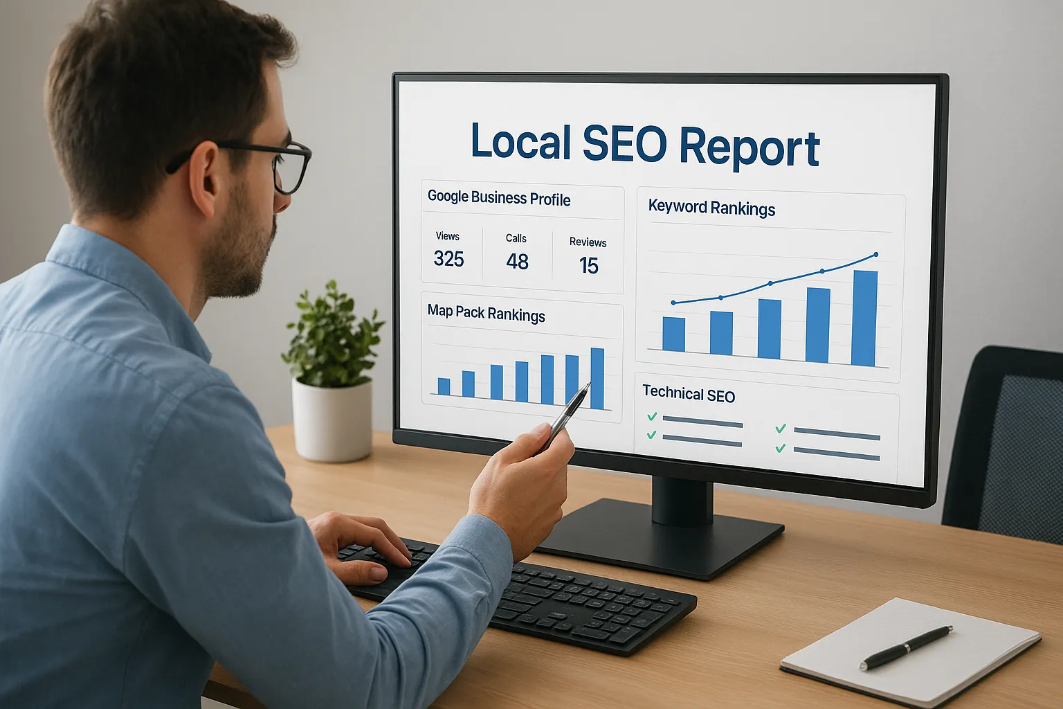 1. Web Solutions CA: done-for-you local SEO reporting