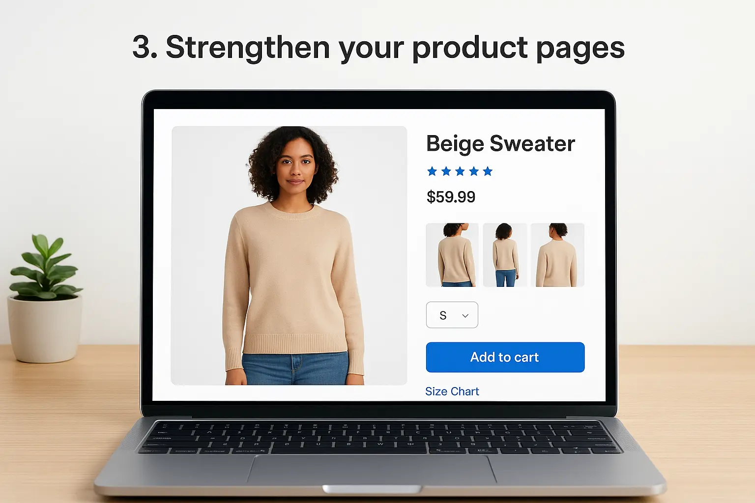 3. Strengthen your product pages