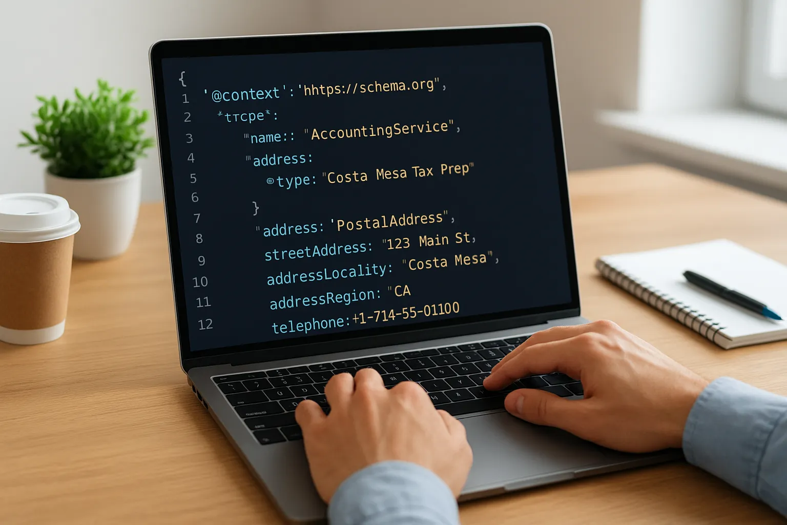 7. Local schema markup