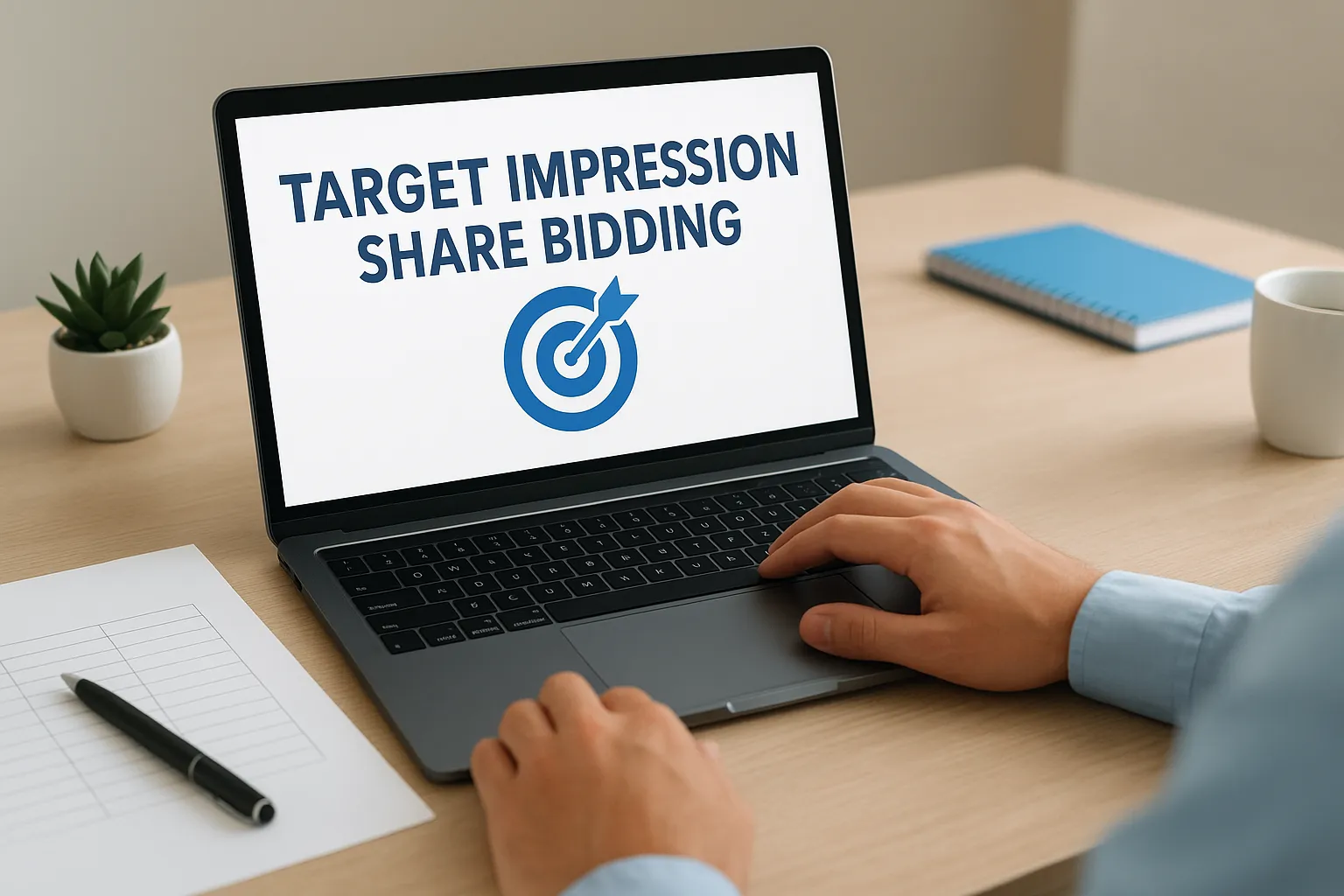 8. Target impression share bidding