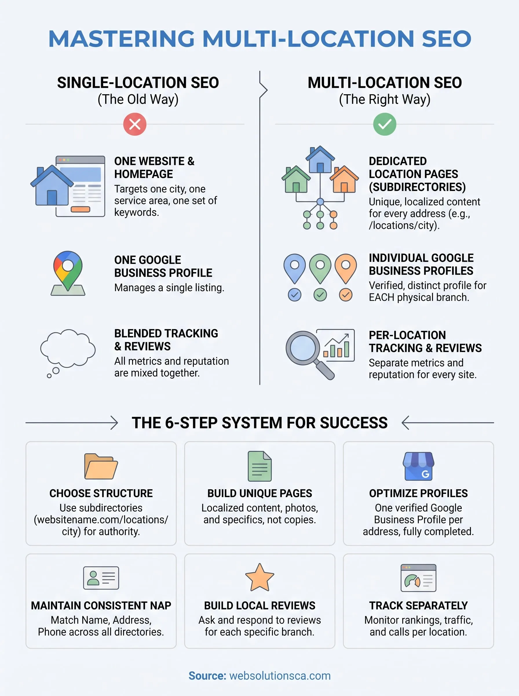seo for multiple locations infographic