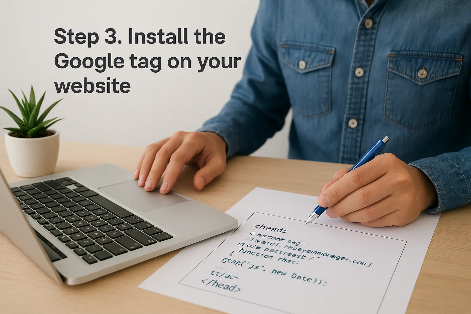 Step 3. Install the Google tag on your website