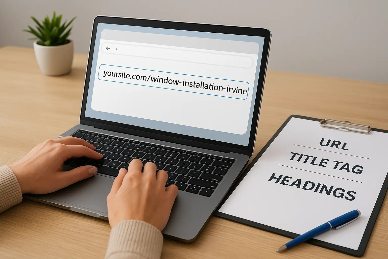 Step 3. Structure your URL, title tags, and headings