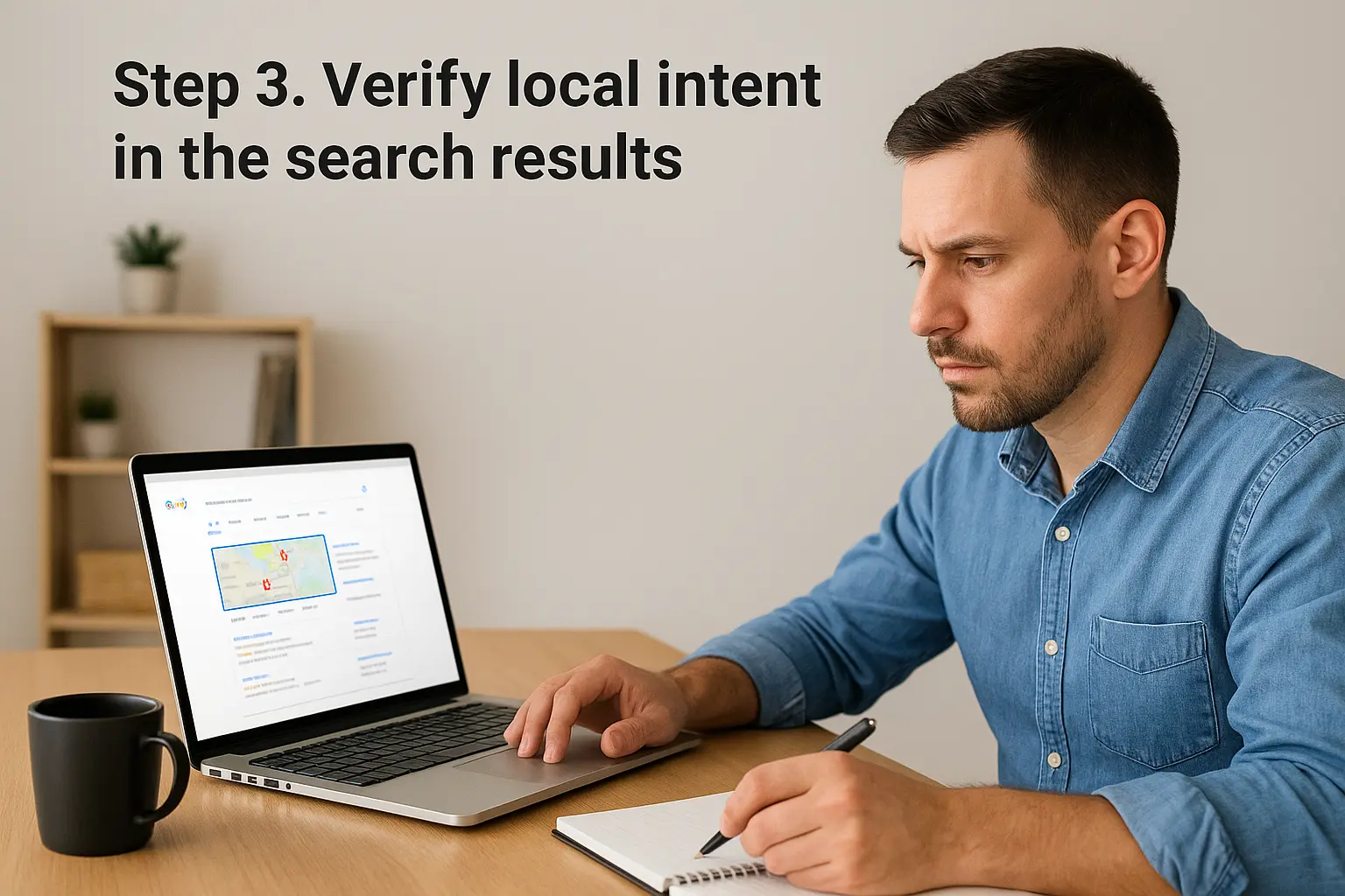 Step 3. Verify local intent in the search results