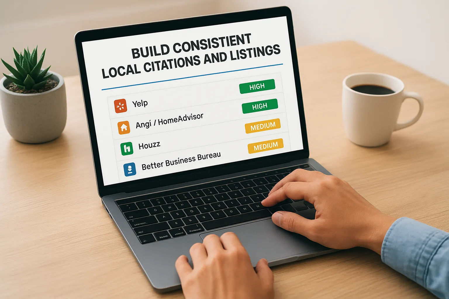 Step 4. Build consistent local citations and listings