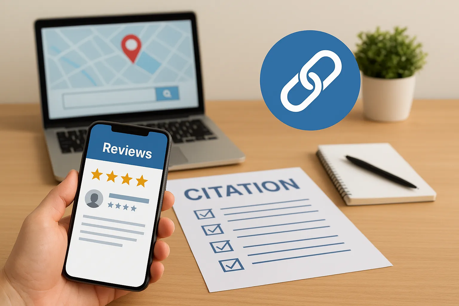 Step 4. Build local authority with citations, links, and reviews
