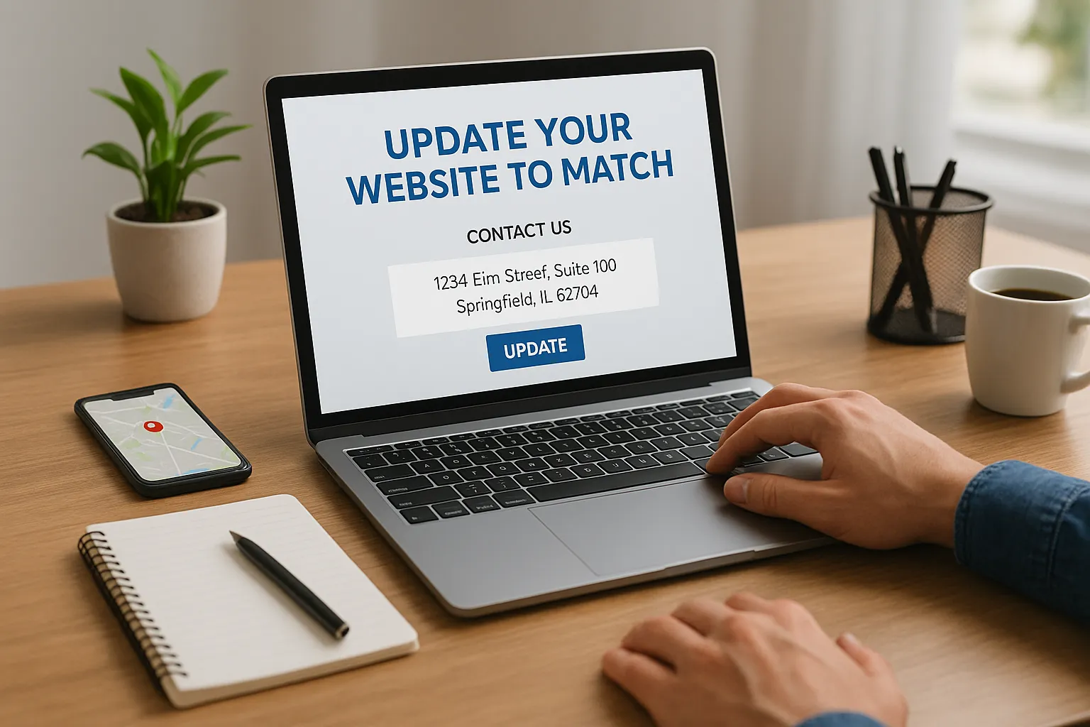Step 4. Update your website to match