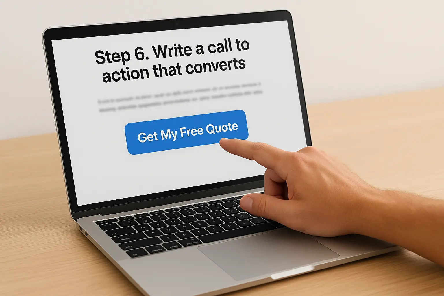 Step 6. Write a call to action that converts