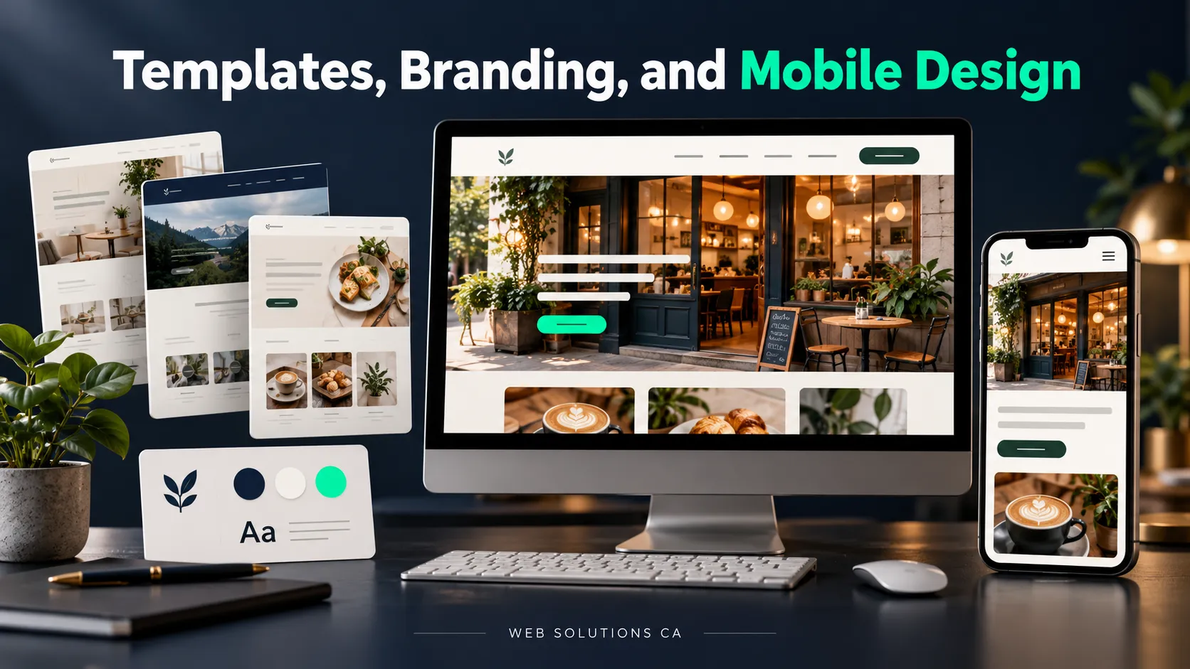 Responsive website design across desktop tablet and mobile devices