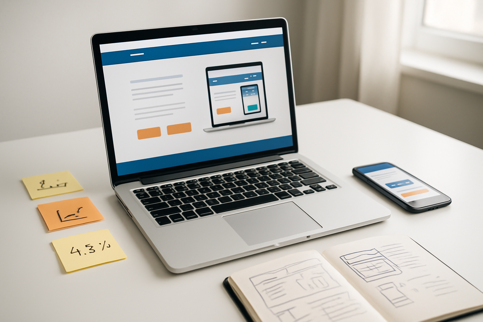 Conversion-focused website content and messaging