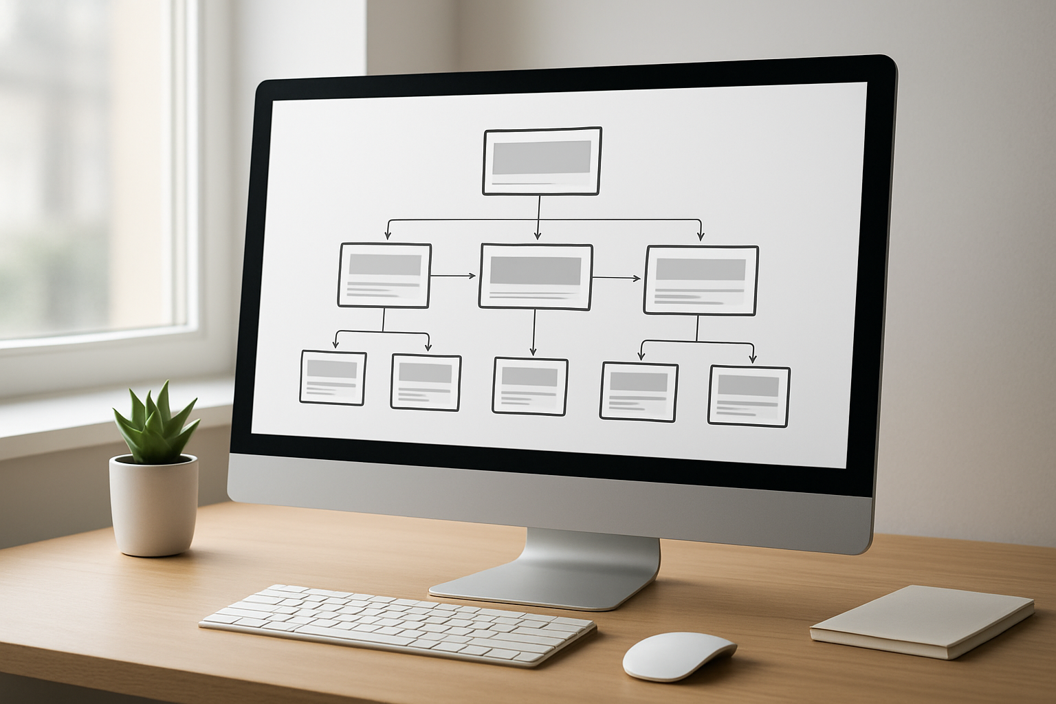 Optimized website navigation and site structure